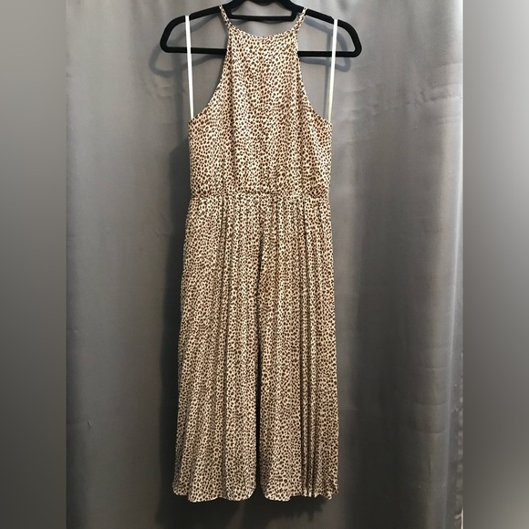 She+ sky halter neck leopard midi dress size s - Picture 3 of 4